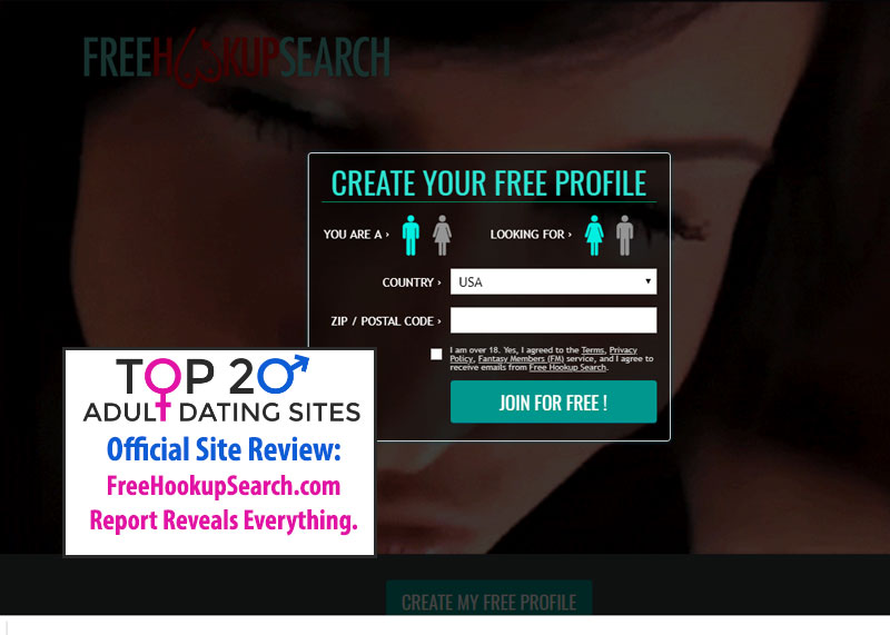 Freehookupsearch.com index page