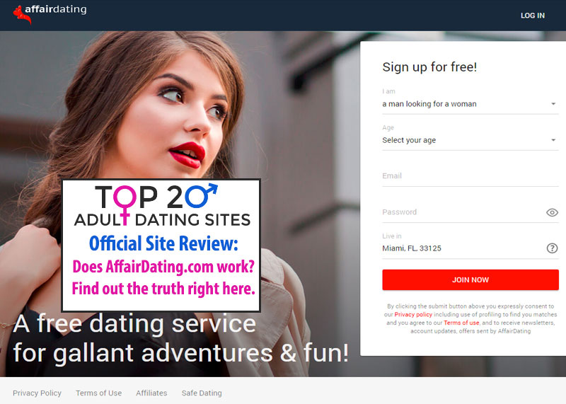 Affair dating website reviews. 