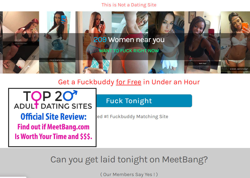 Screenshot of Meetbang.com